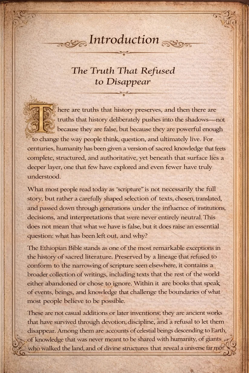 The Ethiopian Bible The Missing Books They Never Wanted You to Read