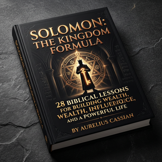 Solomon: The Kingdom Formula 28 Biblical Lessons for Building Wealth, Influence, and a Powerful Life