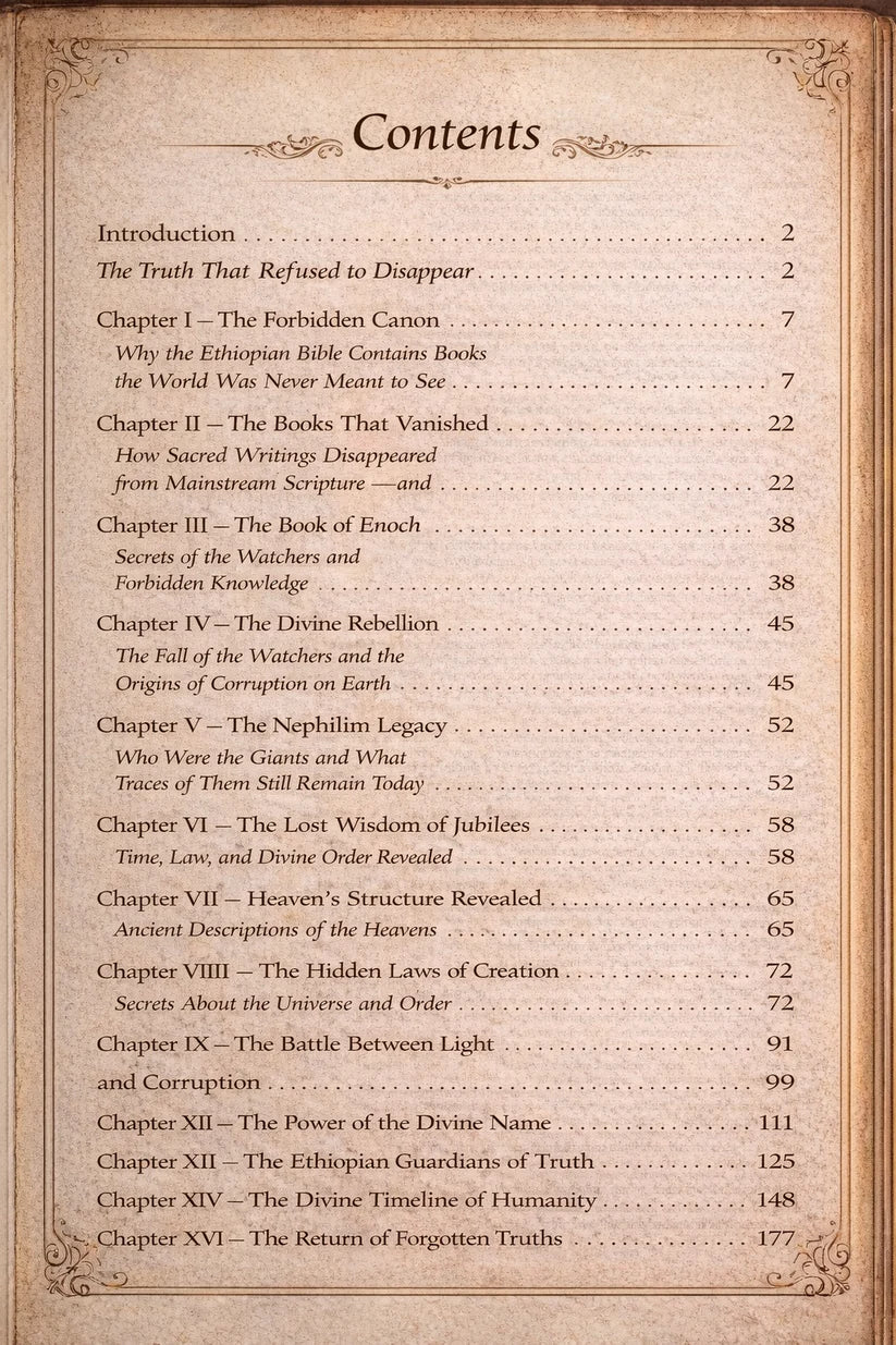 The Ethiopian Bible The Missing Books They Never Wanted You to Read